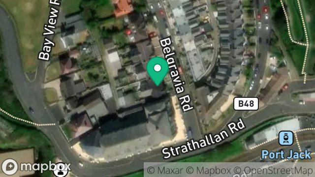 Map showing 3, BELGRAVIA ROAD, ONCHAN, ISLE OF MAN, IM3 1HN