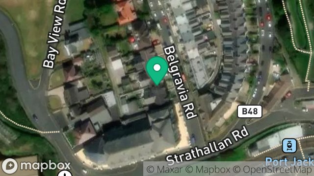 Map showing 5, BELGRAVIA ROAD, ONCHAN, ISLE OF MAN, IM3 1HN