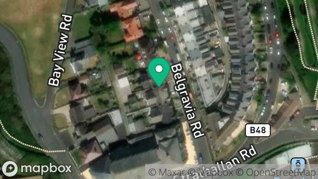 Map showing 9, BELGRAVIA ROAD, ONCHAN, ISLE OF MAN, IM3 1HN