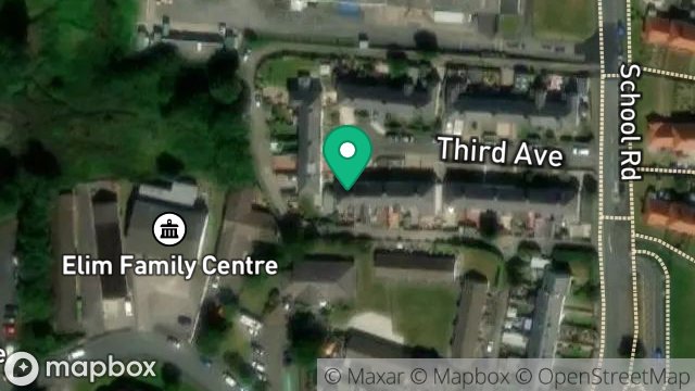 Map showing 27, THIRD AVENUE, ONCHAN, ISLE OF MAN, IM3 4LZ