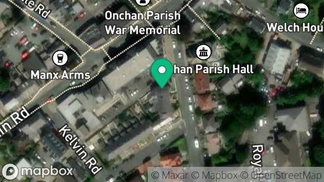 Map showing 169, ROYAL AVENUE, ONCHAN, ISLE OF MAN, IM3 1LL