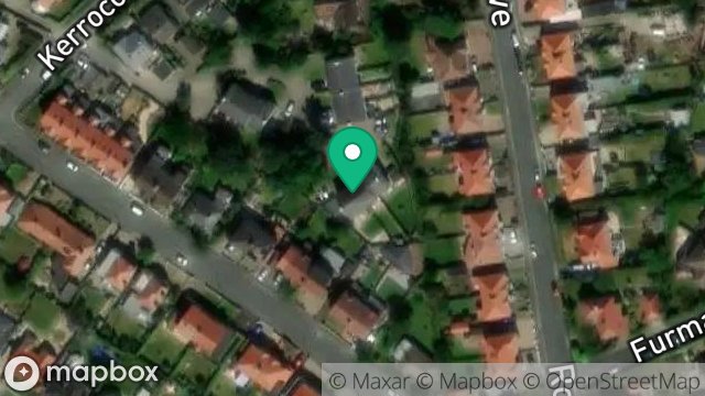 Map showing 10, KERROCOAR CLOSE, ONCHAN, ISLE OF MAN, IM3 1JA