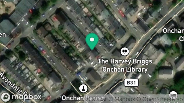Map showing 3, CHURCH AVENUE, ONCHAN, ISLE OF MAN, IM3 4EG