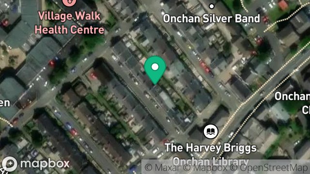 Map showing 12, CHURCH AVENUE, ONCHAN, ISLE OF MAN, IM3 4ED