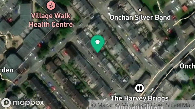 Map showing 16, CHURCH AVENUE, ONCHAN, ISLE OF MAN, IM3 4ED