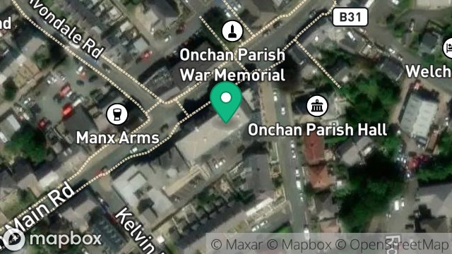 Map showing LAND ADJACENT TO AND INCLUDING, ROYAL BUILDINGS, 171, ROYAL AVENUE, ONCHAN, ISLE OF MAN, IM3 1AP