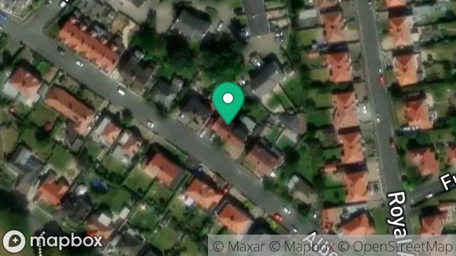 Map showing 14, ALBERTA DRIVE, ONCHAN, ISLE OF MAN, IM3 1LS