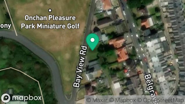 Map showing PLOT 7, BAY VIEW ROAD, ONCHAN, ISLE OF MAN, IM3 1HX