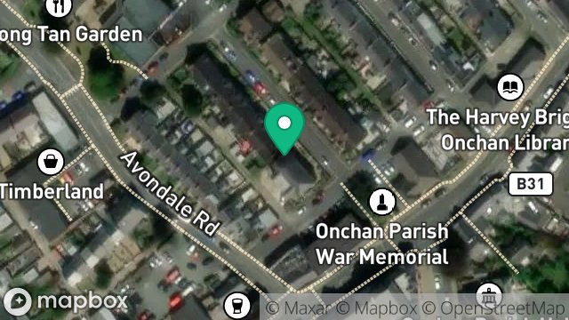 Map showing 3, ELM DRIVE, ONCHAN, ISLE OF MAN, IM3 4EH