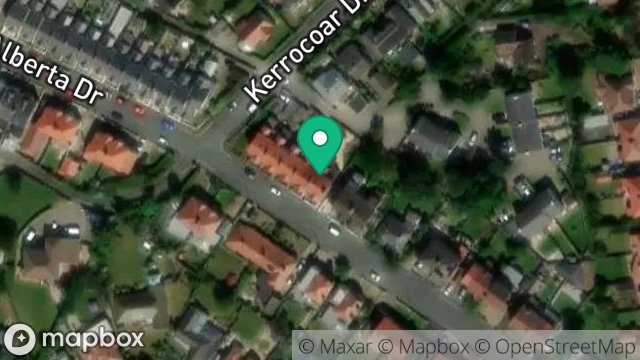 Map showing 26, ALBERTA DRIVE, ONCHAN, ISLE OF MAN, IM3 1LS
