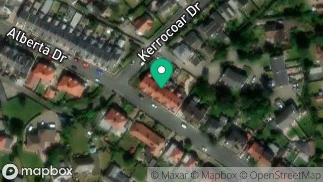 Map showing 30, ALBERTA DRIVE, ONCHAN, ISLE OF MAN, IM3 1LS