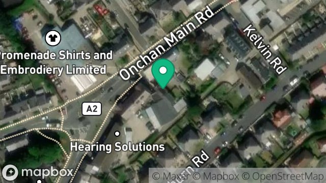 Map showing GREENFIELD COTTAGE, 2, MAIN ROAD, ONCHAN, ISLE OF MAN, IM3 1AS