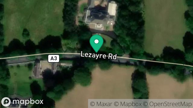 Map showing FENCING, LEZAYRE LODGE, KERROWMOAR, SULBY, ISLE OF MAN, IM7 2AX