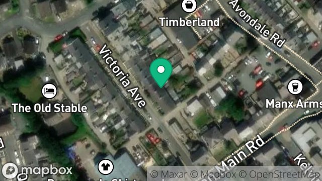 Map showing 6, VICTORIA AVENUE, ONCHAN, ISLE OF MAN, IM3 1BD
