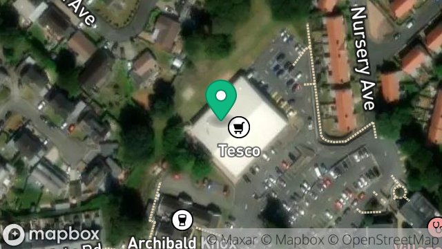 Map showing SHOPRITE LTD, VILLAGE WALK, ONCHAN, ISLE OF MAN, IM3 4EA