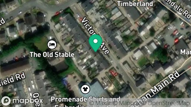 Map showing 9, VICTORIA AVENUE, ONCHAN, ISLE OF MAN, IM3 1BB