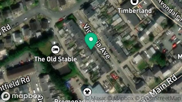 Map showing 13, VICTORIA AVENUE, ONCHAN, ISLE OF MAN, IM3 1BB