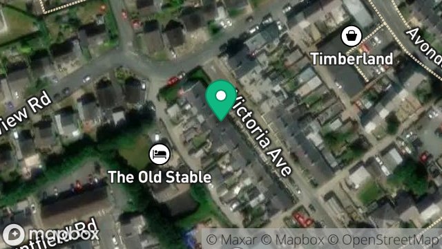 Map showing 21, VICTORIA AVENUE, ONCHAN, ISLE OF MAN, IM3 1BB