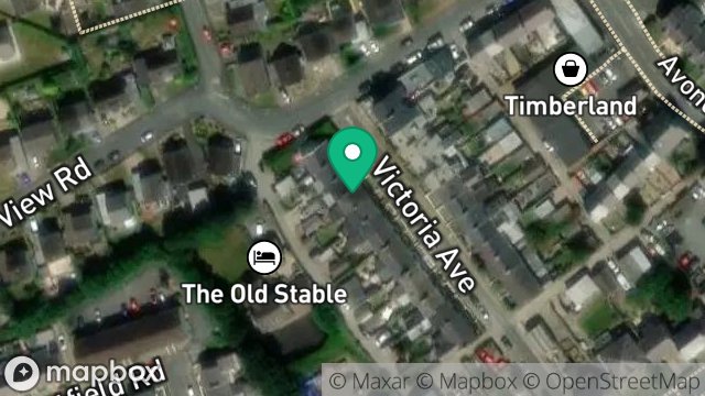 Map showing 23, VICTORIA AVENUE, ONCHAN, ISLE OF MAN, IM3 1BB