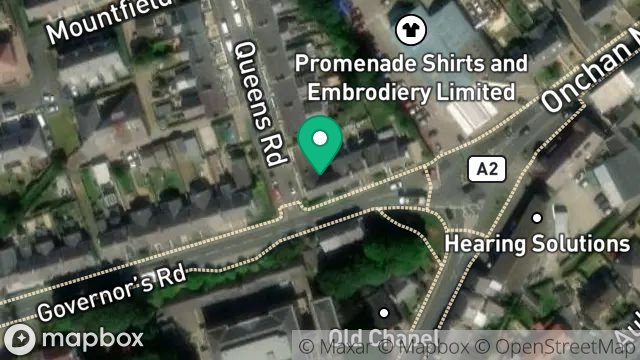 Map showing 49, GOVERNORS ROAD, ONCHAN, ISLE OF MAN, IM3 1AZ