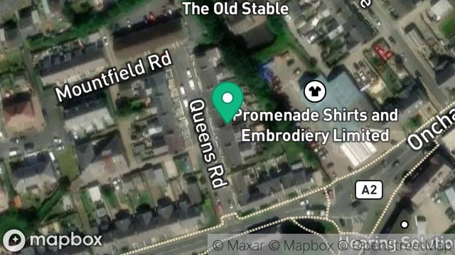 Map showing 10, QUEENS ROAD, ONCHAN, ISLE OF MAN, IM3 4AG