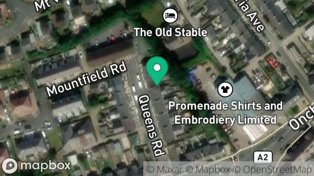 Map showing 18, QUEENS ROAD, ONCHAN, ISLE OF MAN, IM3 4AG