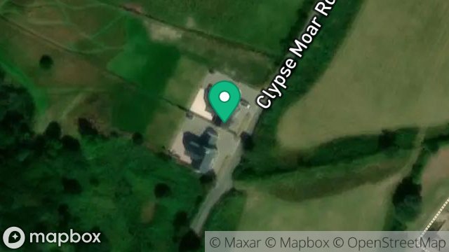 Map showing CLYPSE MOOAR COTTAGE, CLYPSE, ONCHAN, ISLE OF MAN, IM4 5BF
