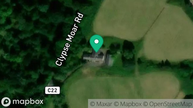 Map showing CLYPSE BEG, LITTLE MILL ROAD, ONCHAN, ISLE OF MAN, IM4 5BF
