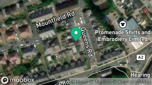 Map showing 3, QUEENS ROAD, ONCHAN, ISLE OF MAN, IM3 4AF