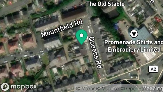 Map showing 7, QUEENS ROAD, ONCHAN, ISLE OF MAN, IM3 4AF
