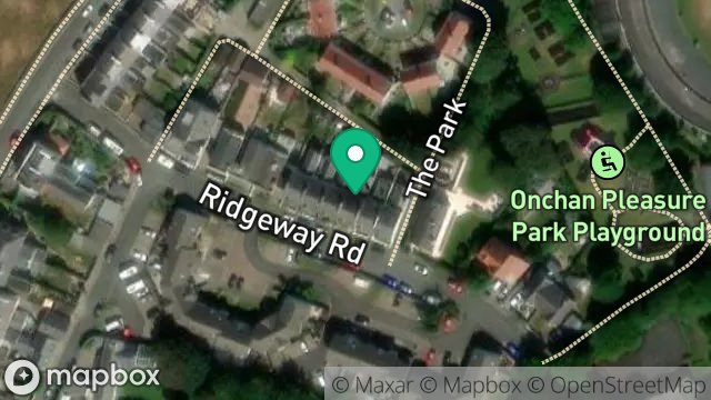 Map showing 17, RIDGEWAY ROAD, ONCHAN, ISLE OF MAN, IM3 1HT