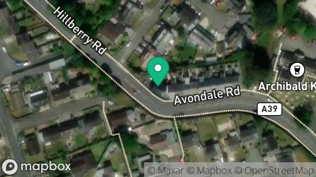 Map showing SITE ADJ TO 10, BIRCHLEY TERRACE, ONCHAN, ISLE OF MAN, IM3 4EY