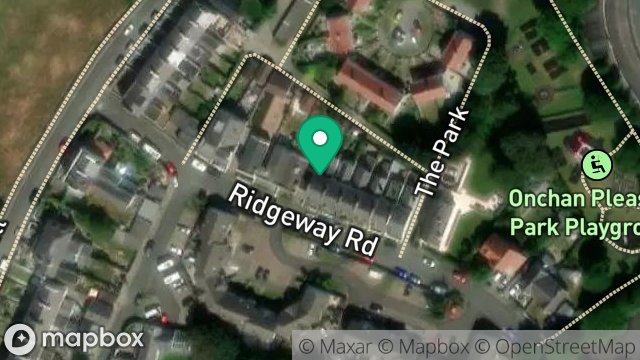 Map showing 11, RIDGEWAY ROAD, ONCHAN, ISLE OF MAN, IM3 1HT