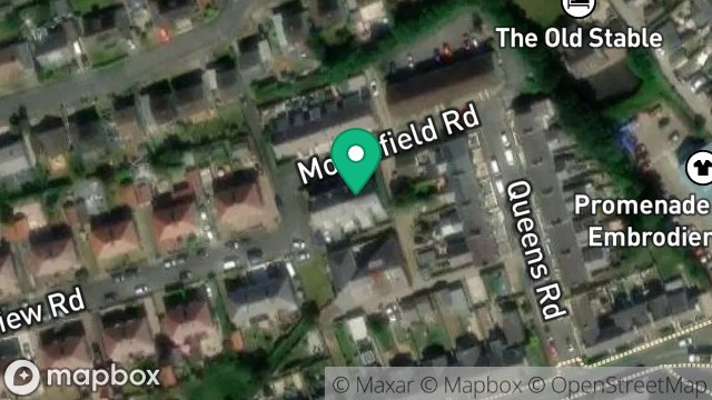 Map showing 6, MOUNTFIELD ROAD, ONCHAN, ISLE OF MAN, IM3 4AD