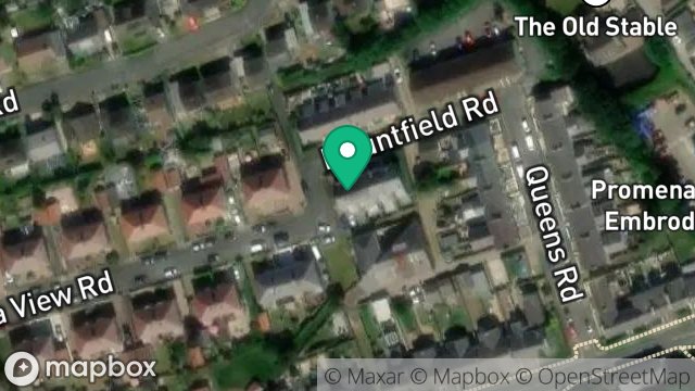 Map showing 2, MOUNTFIELD ROAD, ONCHAN, ISLE OF MAN, IM3 4AD