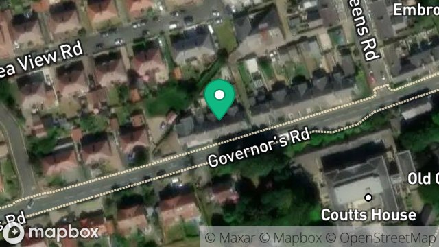Map showing 23, GOVERNORS ROAD, ONCHAN, ISLE OF MAN, IM3 1AY