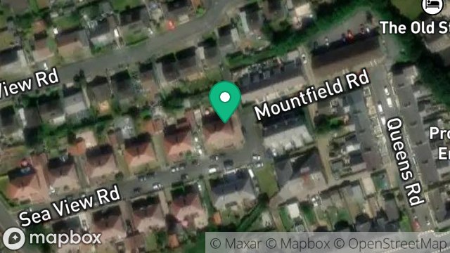 Map showing 23, SEAVIEW ROAD, ONCHAN, ISLE OF MAN, IM3 4AQ