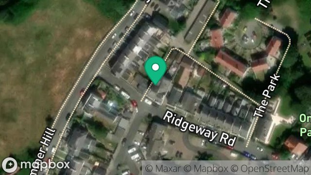 Map showing 1, RIDGEWAY ROAD, ONCHAN, ISLE OF MAN, IM3 1HT