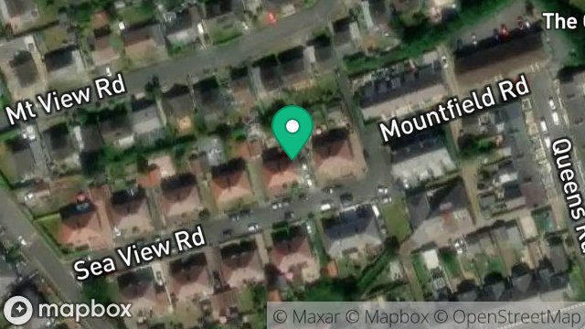 Map showing 19, SEAVIEW ROAD, ONCHAN, ISLE OF MAN, IM3 4AQ