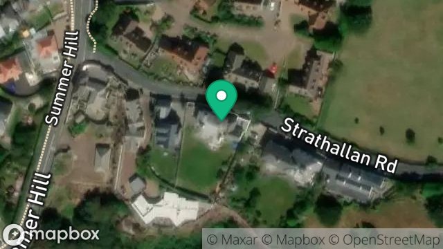 Map showing STRATHALLAN CLIFF, STRATHALLAN ROAD, ONCHAN, ISLE OF MAN, IM3 1NN