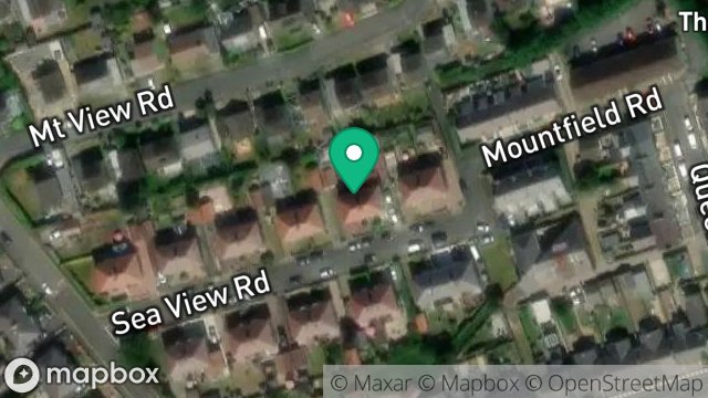 Map showing 17, SEAVIEW ROAD, ONCHAN, ISLE OF MAN, IM3 4AQ