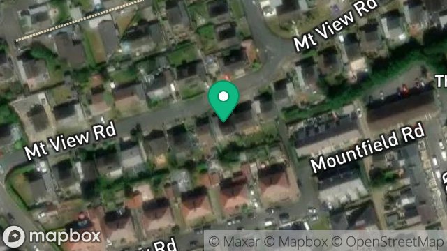 Map showing 18, MOUNT VIEW ROAD, ONCHAN, ISLE OF MAN, IM3 4BU