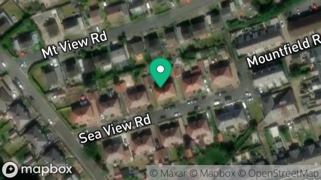 Map showing 13, SEAVIEW ROAD, ONCHAN, ISLE OF MAN, IM3 4AQ