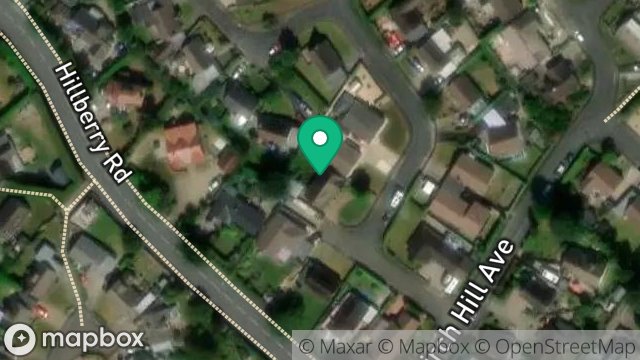 Map showing 6, BIRCH HILL GROVE, ONCHAN, ISLE OF MAN, IM3 4EJ