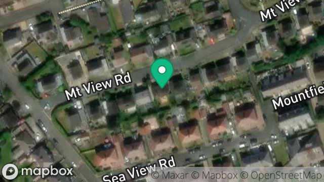 Map showing 12, MOUNT VIEW ROAD, ONCHAN, ISLE OF MAN, IM3 4BU
