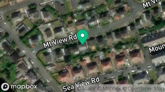 Map showing 10, MOUNT VIEW ROAD, ONCHAN, ISLE OF MAN, IM3 4BU