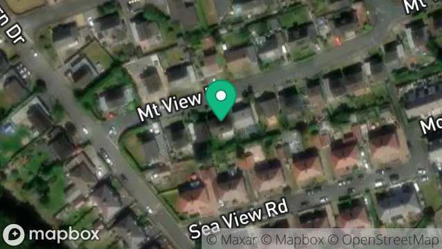 Map showing 8, MOUNT VIEW ROAD, ONCHAN, ISLE OF MAN, IM3 4BU