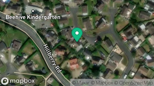 Map showing 12, BIRCH HILL GROVE, ONCHAN, ISLE OF MAN, IM3 4EL