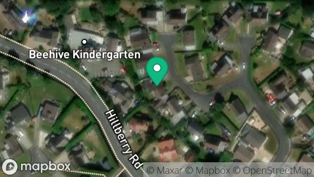 Map showing 12A, BIRCH HILL GROVE, ONCHAN, ISLE OF MAN, IM3 4EL
