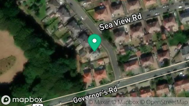 Map showing 2, WYBOURN DRIVE, ONCHAN, ISLE OF MAN, IM3 4AJ